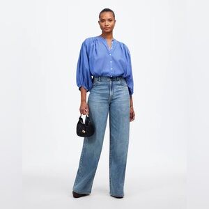 Madewell Curvy Super Wide Leg Jeans